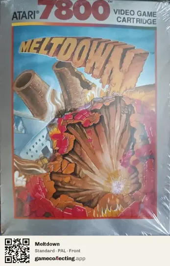 Meltdown Atari 7800, PAL box front