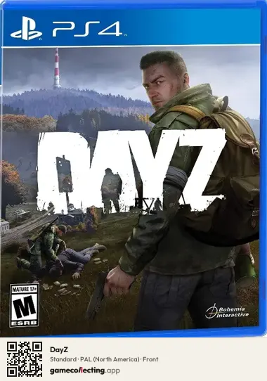 DayZ PlayStation 4, North America box front
