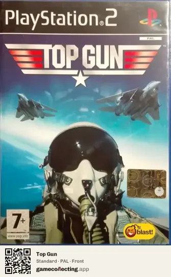 Top Gun PlayStation 2, PAL box front