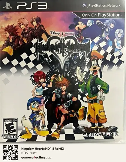 Kingdom Hearts HD 1.5 ReMIX PlayStation 3, NTSC box front