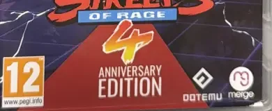 Streets of Rage 4, the PEGI square on its front