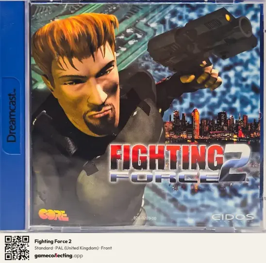 Fighting Force 2 Sega Dreamcast, United Kingdom box front