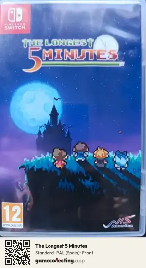The Longest 5 Minutes Nintendo Switch, Spain box front