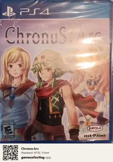 Chronus Arc PlayStation 4, NTSC box front