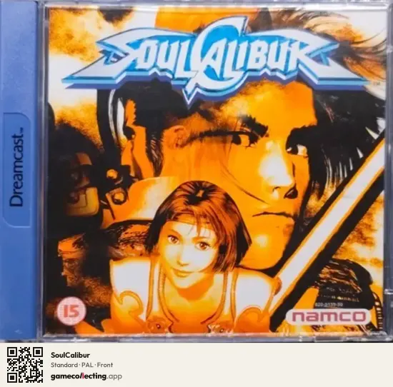 SoulCalibur Sega Dreamcast, PAL box front