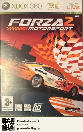 Forza Motorsport 2 Xbox 360, PAL box front