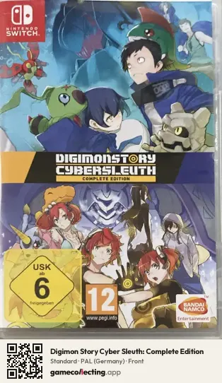 Digimon Story Cyber Sleuth: Complete Edition Nintendo Switch, Germany box front