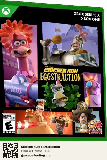 Chicken Run: Eggstraction Xbox Series X, NTSC box front
