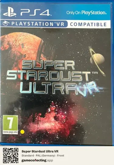 Super Stardust Ultra VR PlayStation 4, Germany box front