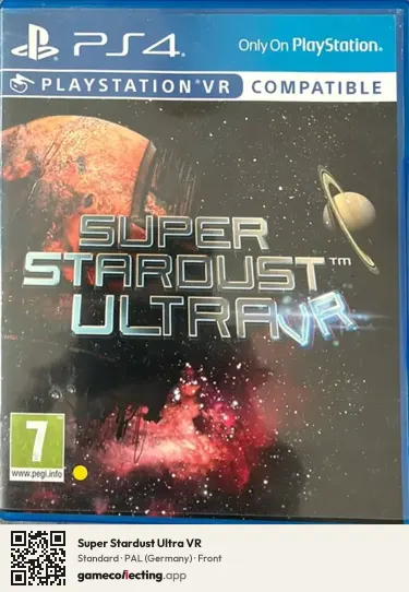 Super Stardust Ultra VR PlayStation 4, Germany box front