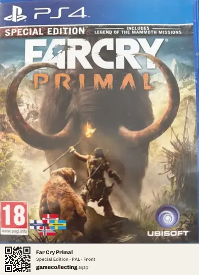 Far Cry Primal PlayStation 4, PAL box front