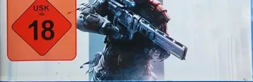 Killzone: Shadow Fall, the USK square on its front