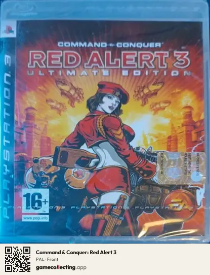 Command & Conquer: Red Alert 3 PlayStation 3, PAL box front