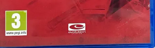 DriveClub, the PEGI square on its front
