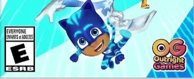 PJ Masks Power Heroes: Mighty Alliance, the ESRB box on its front