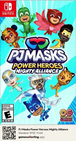 PJ Masks Power Heroes: Mighty Alliance Nintendo Switch, NTSC box front