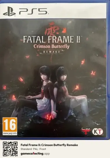 Fatal Frame II: Crimson Butterfly Remake PlayStation 5, PAL box front