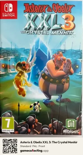 Asterix & Obelix XXL 3: The Crystal Menhir Nintendo Switch, PAL box front