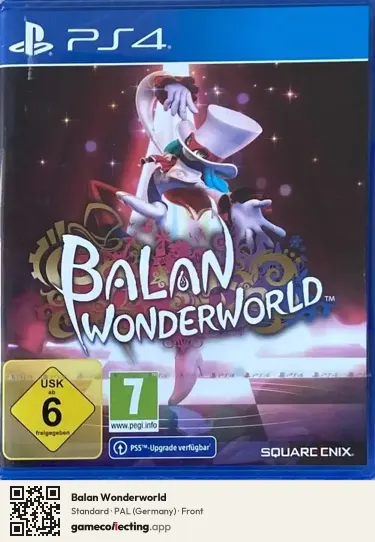 Balan Wonderworld PlayStation 4, Germany box front