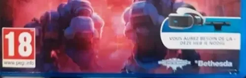 Wolfenstein: Cyberpilot, the PEGI square on its front