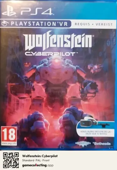 Wolfenstein: Cyberpilot PlayStation 4, PAL box front