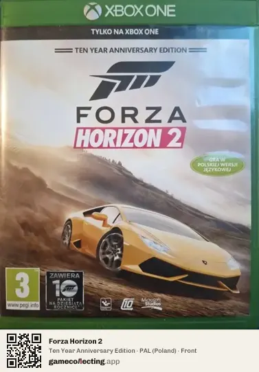 Forza Horizon 2 Xbox One, Poland box front