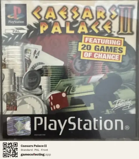 Caesars Palace II PlayStation, PAL box front
