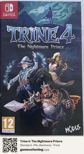 Trine 4: The Nightmare Prince Nintendo Switch, Germany box front