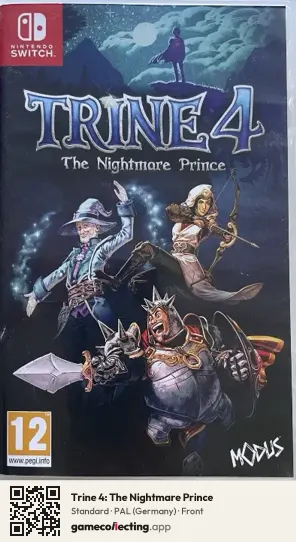 Trine 4: The Nightmare Prince Nintendo Switch, Germany box front