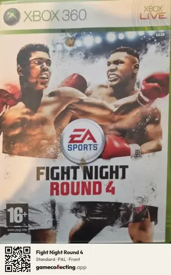 Fight Night Round 4 Xbox 360, PAL box front