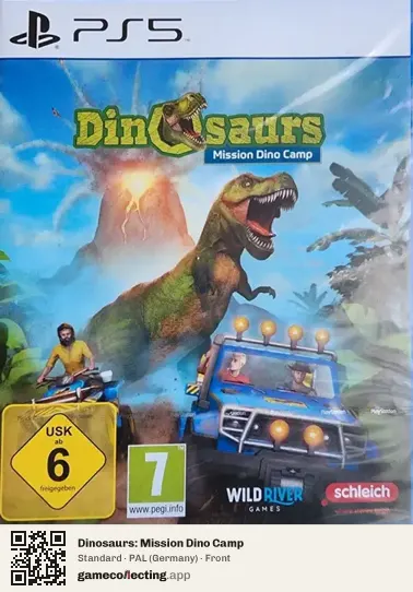 Dinosaurs: Mission Dino Camp PlayStation 5, Germany box front