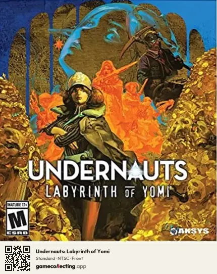 Undernauts: Labyrinth of Yomi PlayStation 5, NTSC box front