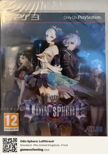 Odin Sphere: Leifthrasir PlayStation 3, United Kingdom box front