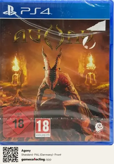 Agony PlayStation 4, Germany box front
