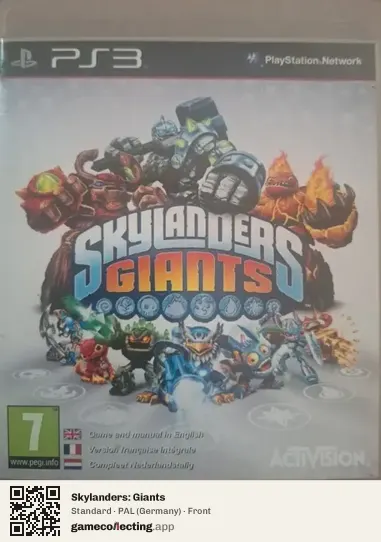 Skylanders: Giants PlayStation 3, Germany box front
