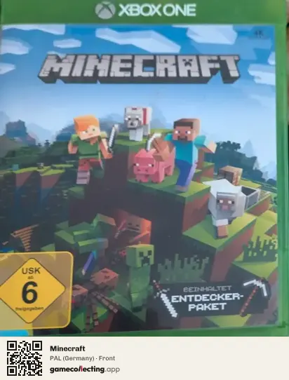 Minecraft Xbox One, Germany box front