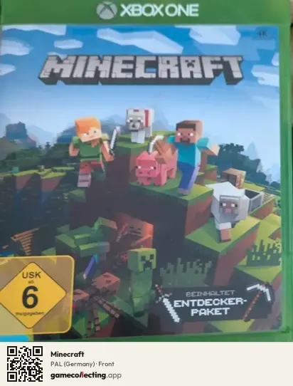 Minecraft Xbox One, Germany box front