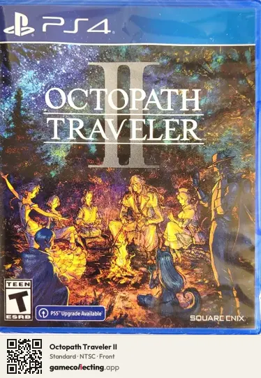 Octopath Traveler II PlayStation 4, NTSC box front