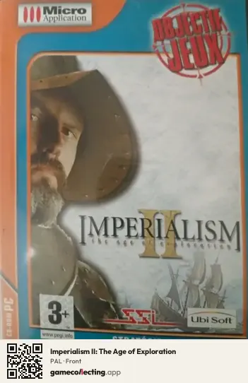 Imperialism II: The Age of Exploration Computer, PAL box front