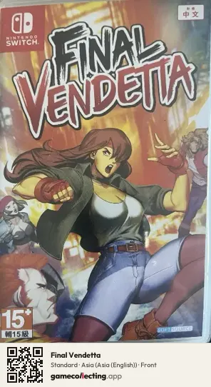 Final Vendetta Nintendo Switch, Asia (English) box front