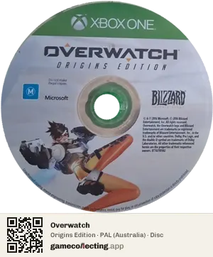 Overwatch Xbox One, PAL disc