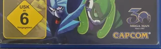 Mega Man 11, the USK square on its front