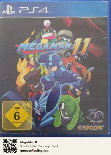 Mega Man 11 PlayStation 4, Germany box front