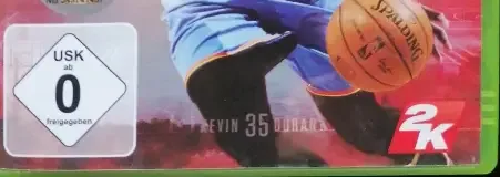 NBA 2K15, the USK square on its front