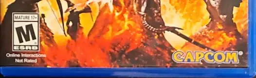 Dragon's Dogma: Dark Arisen, the ESRB box on its front