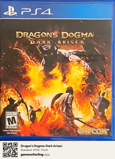 Dragon's Dogma: Dark Arisen PlayStation 4, NTSC box front