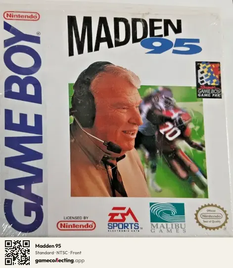 Madden 95 Game Boy, NTSC box front