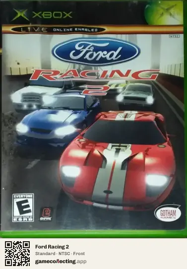 Ford Racing 2 Xbox, NTSC box front