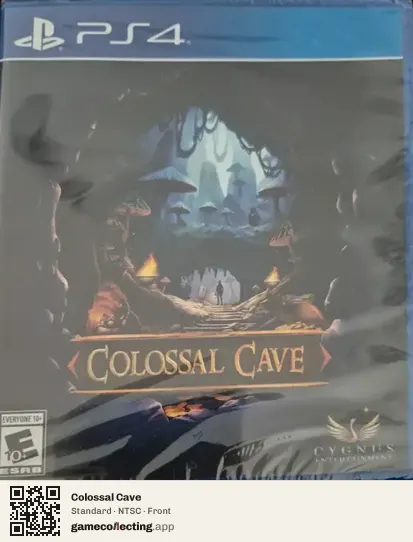 Colossal Cave PlayStation 4, NTSC box front