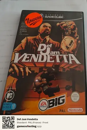 Def Jam Vendetta Nintendo GameCube, France box front